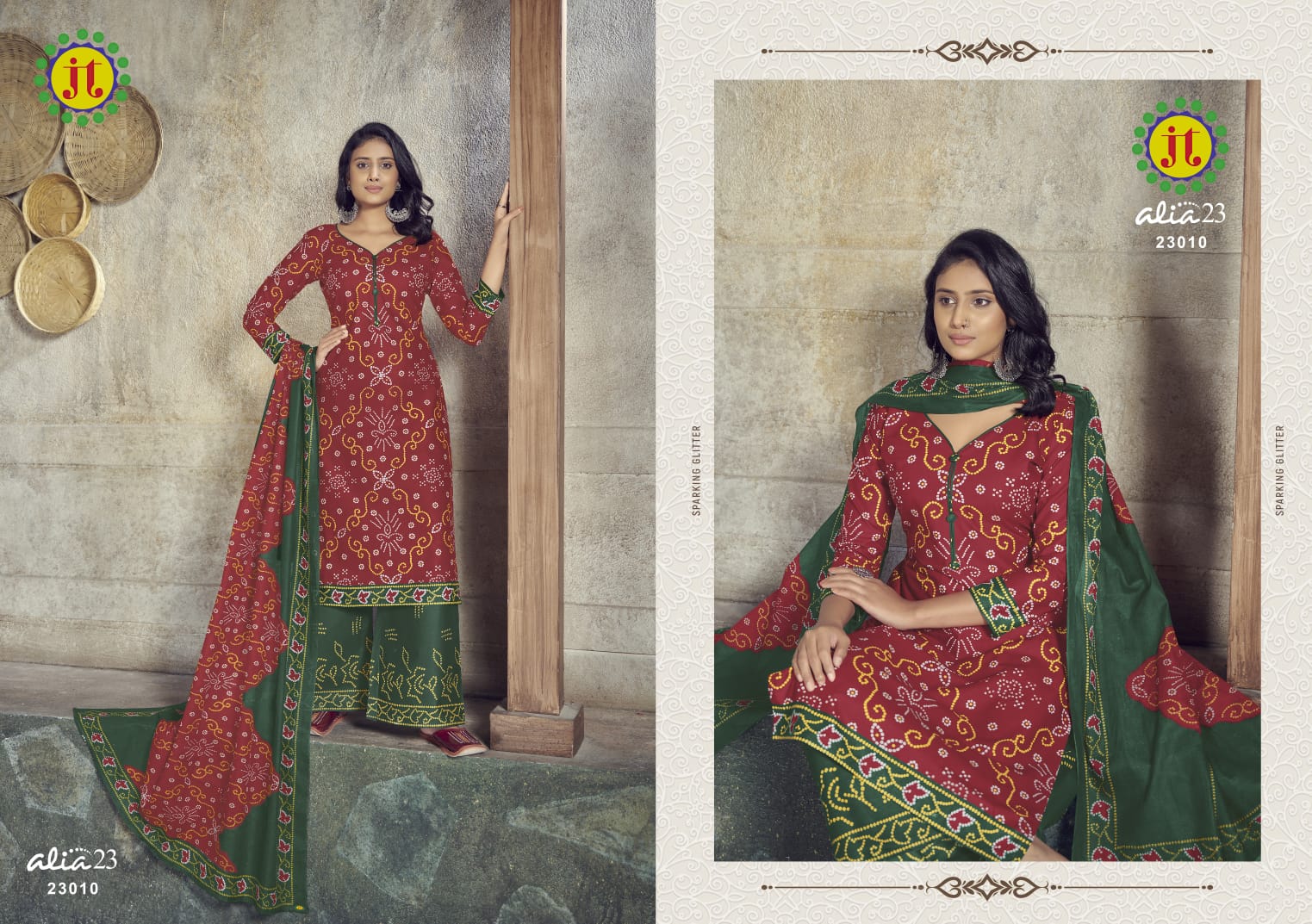 Jt Alia Vol 23 Casual Daily Wear Wholesale Printed Cotton Dress Material
